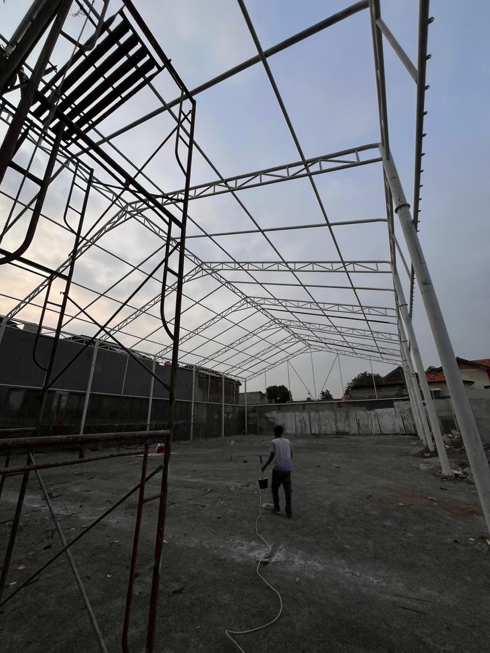 Proses fabrikasi rangka membrane