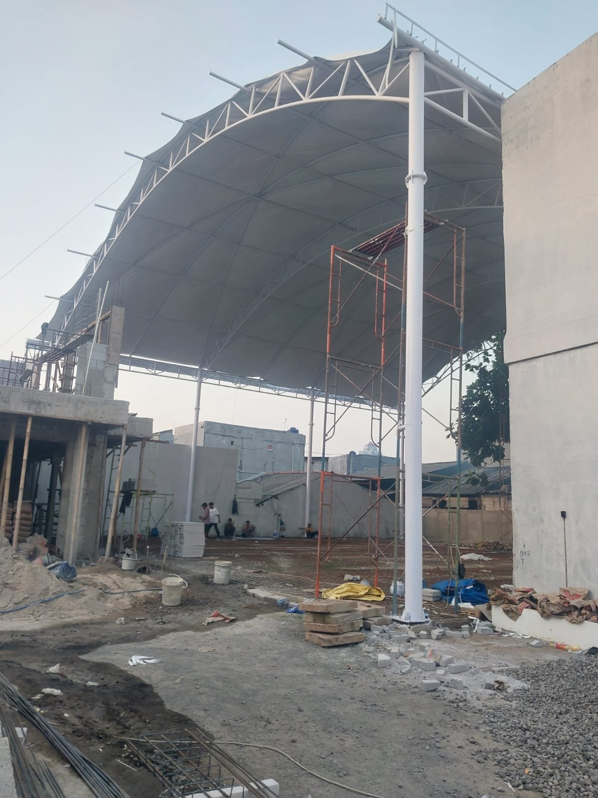 Proyek atap membrane skala besar