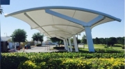 membrane canopy car port